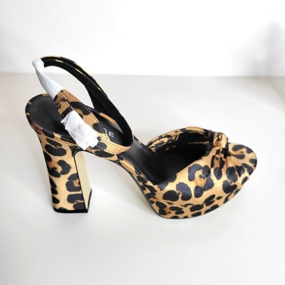 RAMPAGE Platform Dress Heels Leopard | Womens US 7.5 - Picture 4 of 16
